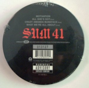 Motivation SUM 41 (maxi single CD) SEALED [PA]