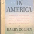 Only In America Harry Golden 1959 Paperback