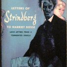 Letters of August Strindberg to Harriet Bosse c1959 Soft Cover