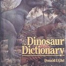 The Dinosaur Dictionary Donald F. Glut 1984 HC/DJ