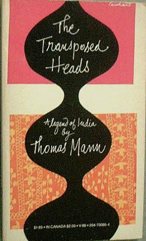 Transposed Heads Thomas Mann c1969 Paperback