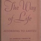 The Way of Life According to Laotzu Witter Bynner c1944 HC/DJ