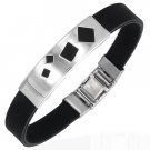 Squared Stainless Bracelet