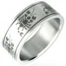 Scorpion Inlay Ring Size 9
