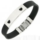 Two Hearts Stainless Bracelet