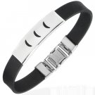 Quarter Moon Stainless Bracelet