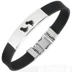 Little Feet Stainless Bracelet