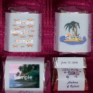 150 Wedding Bridal Shower Beach Ocean Themed Nugget Candy Wrappers