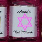 150 Bar Bat Mitzvah CUSTOM Candy Labels Wrappers Favors