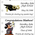 GRADUATION 2008 - ANY YEAR Party Lollipop suckers Favors Tags