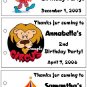 CIRCUS BIRTHDAY Party Lollipop suckers Favors Tags