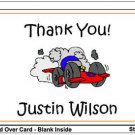 Kid RACE CAR CARS Birthday Thank You Cards Notes Kids
