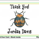 Kid BUG BUGS Birthday Thank You Cards Notes