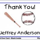 Kid BASEBALL  Themed Birthday Thank You Cards Notes Kids