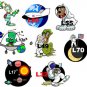 Space Alien (self-stick) Gift Favor Tags