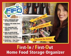 FIFO Storage Can Rack (4541)