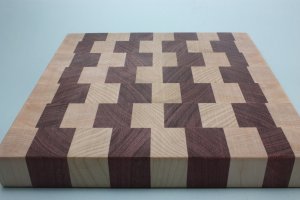 Maple and Purpleheart Cutting Board large