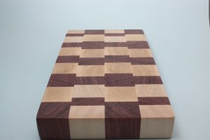 Maple and Purpleheart Cutting Board small