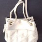 PEARLIZED WHITE TOTE PURSE GOLF BALL BAG