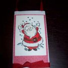 Santa and Snowman Stamped Bags