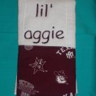 Lil' Aggie Burp Cloth