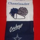 Future Cheerleader Dallas Cowboys Burp Cloth