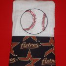 Astro Baseball Burp Cloth