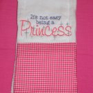 It's not easy being a Princess Burp Cloth