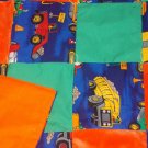 Construction  Minky Quilt