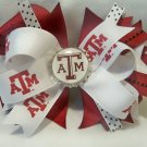 Boutique Texas A&M (Aggie) Bottle Cap Hair Bow