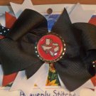 Boutique Houston Astros Bottle Cap Hair Bow