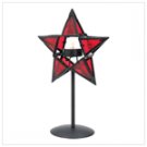 Ruby Star Candle Lamp
