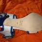 NEW Versus Buffalo Leather Shoes, size 38, blue & white