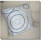 White Embroidered Raw Silk Cushion Cover ( rs 4) Set of two