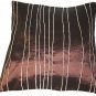 Brown Embroidered Raw Silk Cushion Cover ( rs7) Set of two