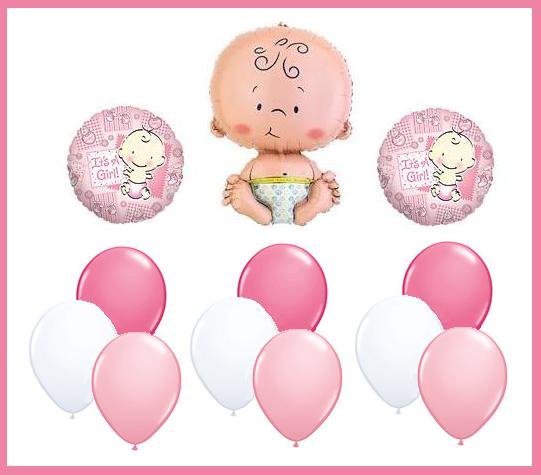 It's a Girl Baby Shower Balloon Set - party supplies