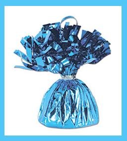 Light Blue Foil Balloon Weight birthday party supplies
