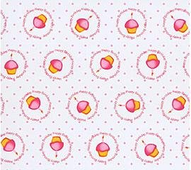 Cupcake cello sheets gift bag wrap supplies 20x20(10ct)