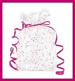Cello Party / Loot Bags – Pink & Blue Confetti – 10
