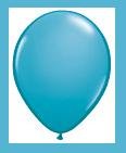 Tropical Teal Fashion Latex Balloons â 12ct