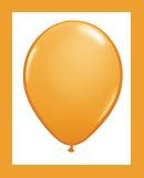 Orange Latex Balloons - party supplies decorations 12ct
