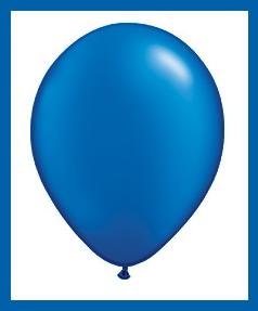 Sapphire Blue latex balloons party supplies decorations