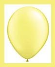 Pearl Yellow 11-inch Latex Balloons party supplies-12ct