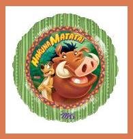 Lion King birthday party balloon Timon & Pumbaa supplies