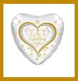 Wedding Wishes Doves party balloon supplies decorations