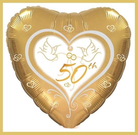 50th Anniversary Party Balloon - supplies decorations