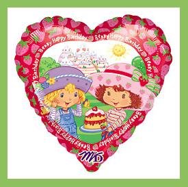 Strawberry Shortcake birthday party balloons supplies