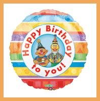 Sesame Street Bert&Ernie birthday balloons party supplies