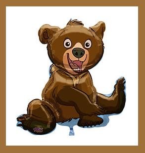 Brother Bear party balloons - supplies decorations