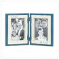 36664 Blue Double Photo Frame